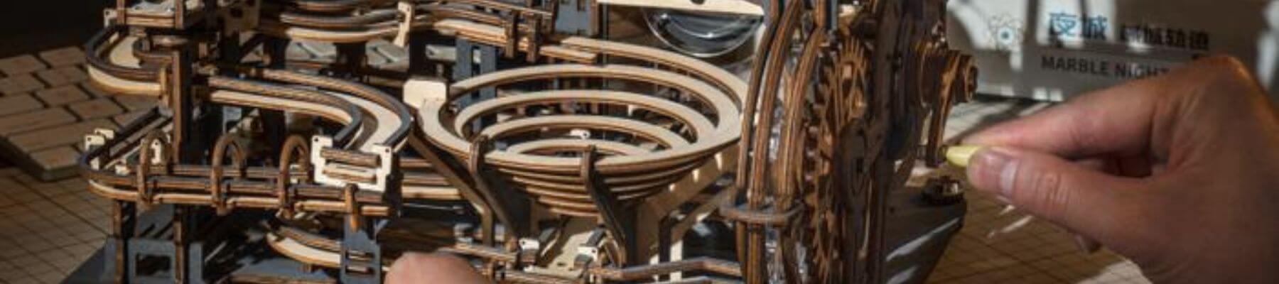 Wooden marble runs at MagicHolz