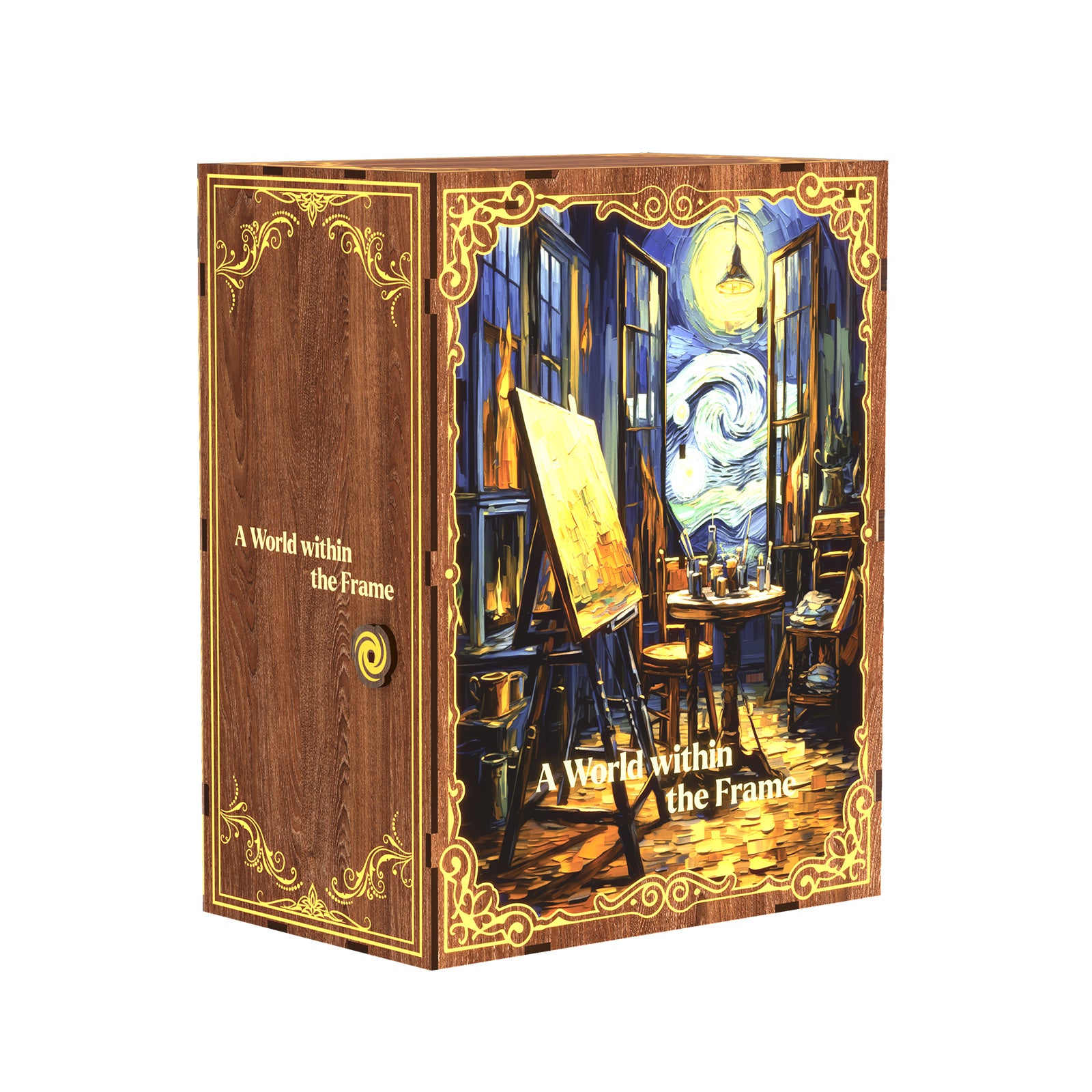 A World within the Frame – Van Gogh Book Nook MagicHolz