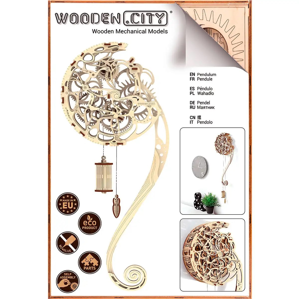 Pendulum Mechanisches Holzpuzzle WoodenCity