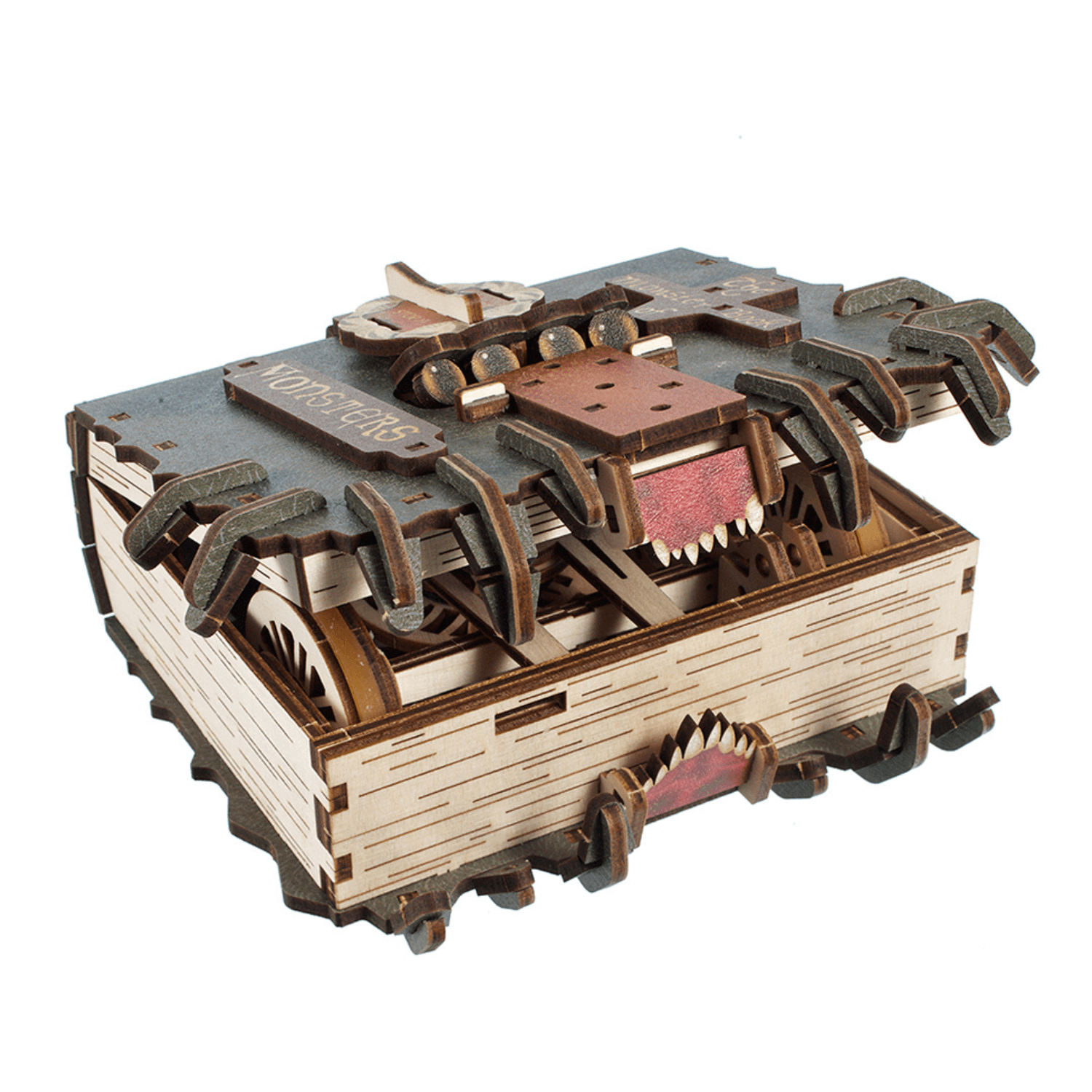 The Monster Book of Monsters | Harry Potter Mechanische houten puzzel Ugears