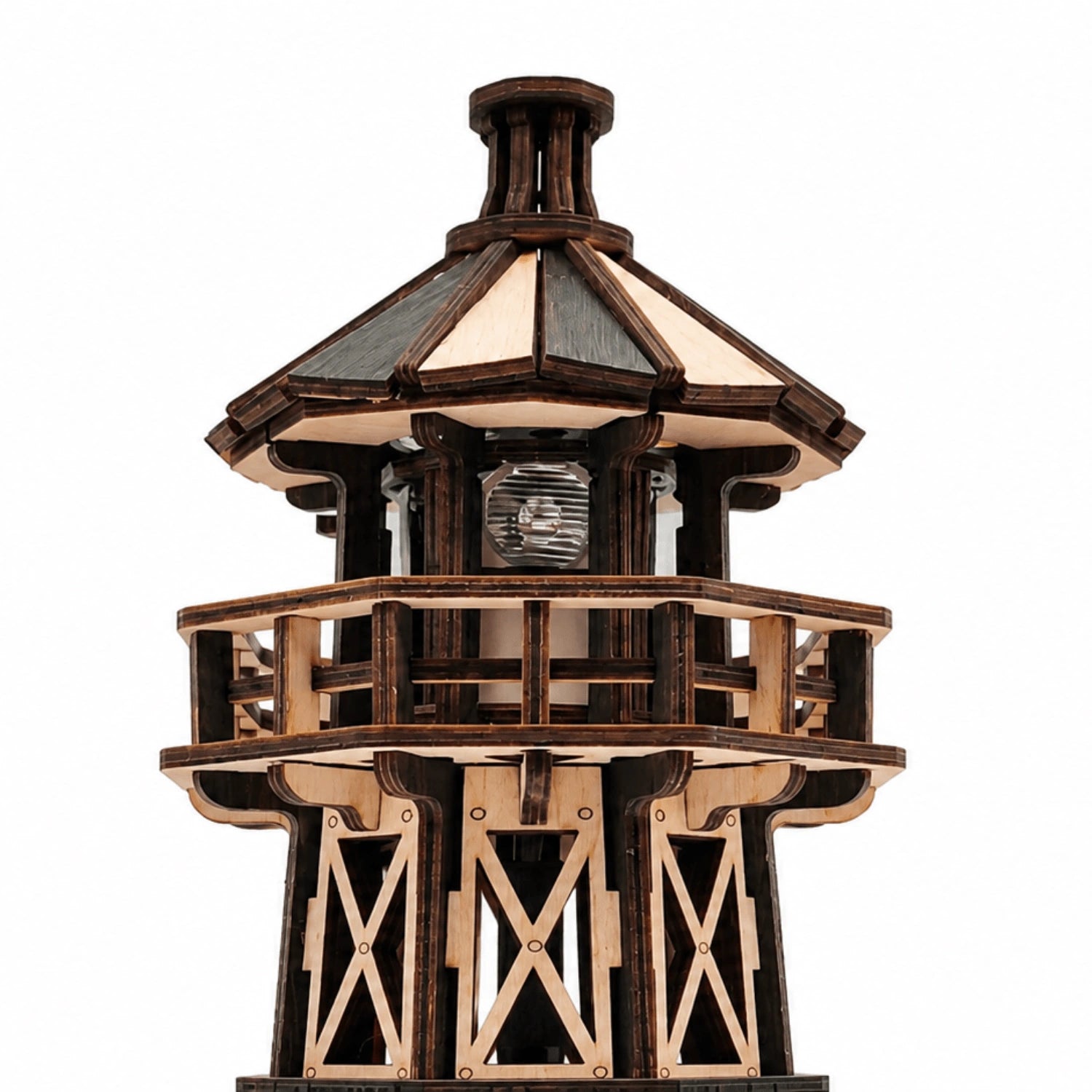 Luminous vuurtoren – mechanische bouwset van MagicHolz
