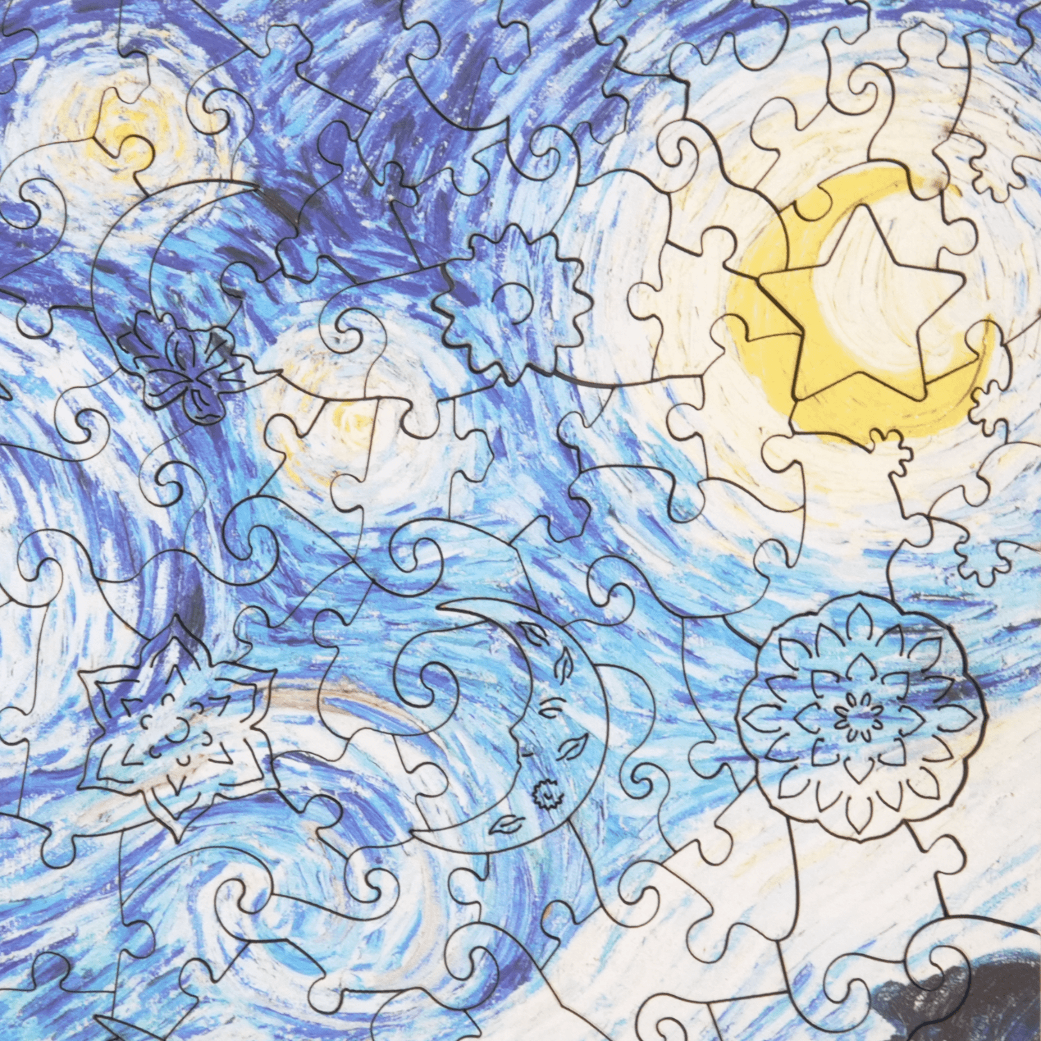 The Starry Night | Vincent van Gogh Wooden Puzzle (2D) MagicHolz