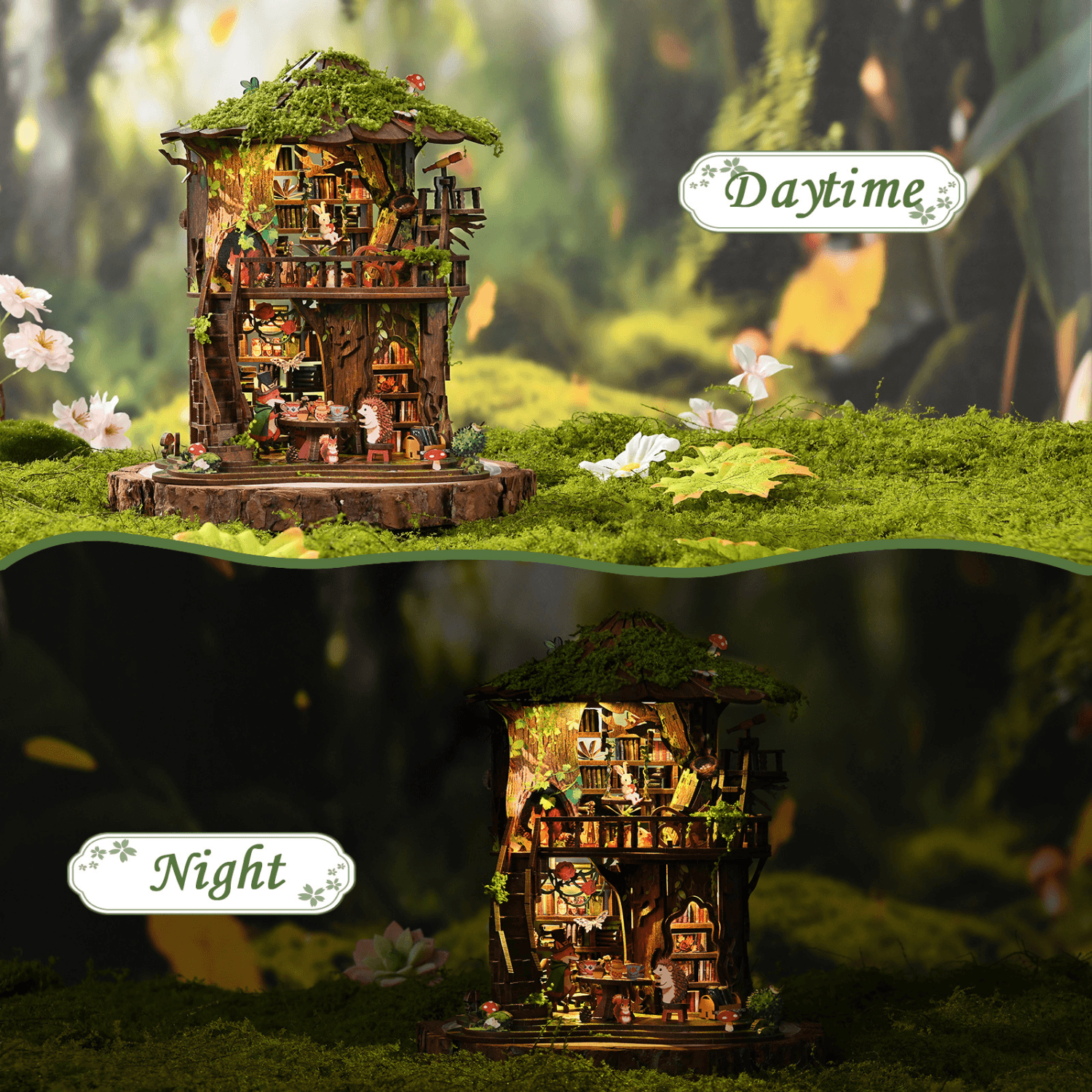 Magical Forest Treehouse miniatuurhuisje