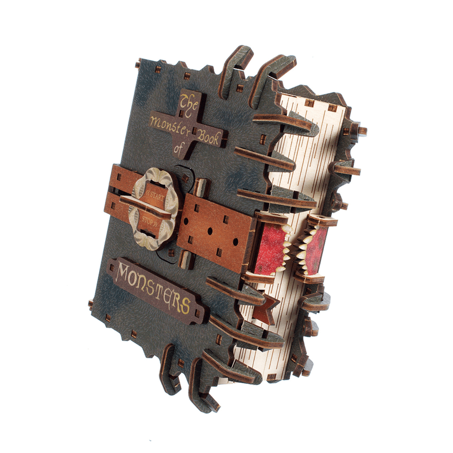 The Monster Book of Monsters | Harry Potter Mechanische houten puzzel Ugears