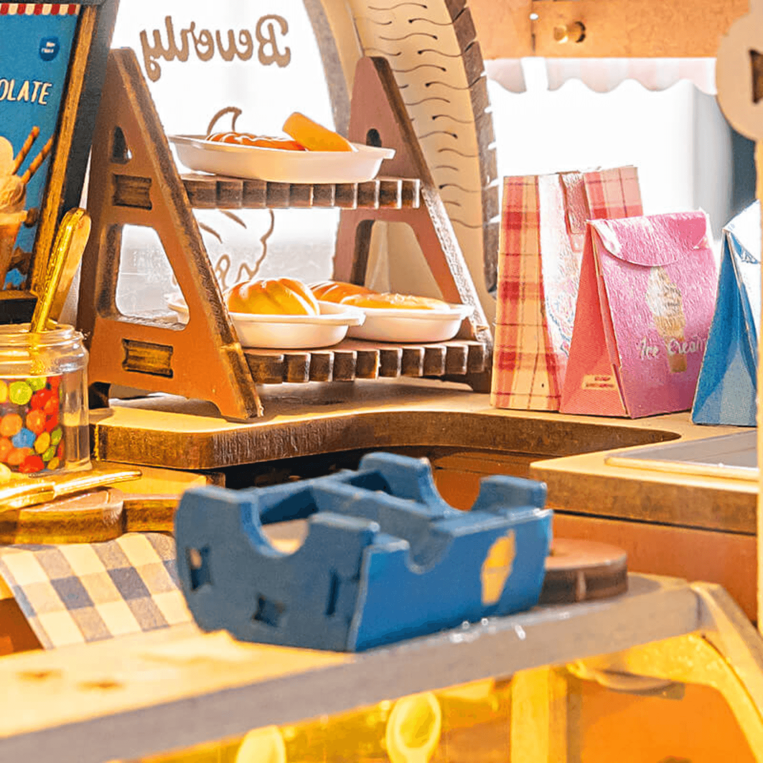 Beverly's Ice Cream Truck Model Kits by Robotime