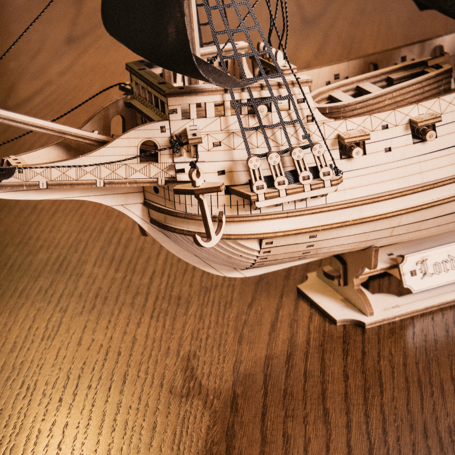 Lord of the Seas I Zeilschip Mechanische houten puzzel Eco-Wood-Art