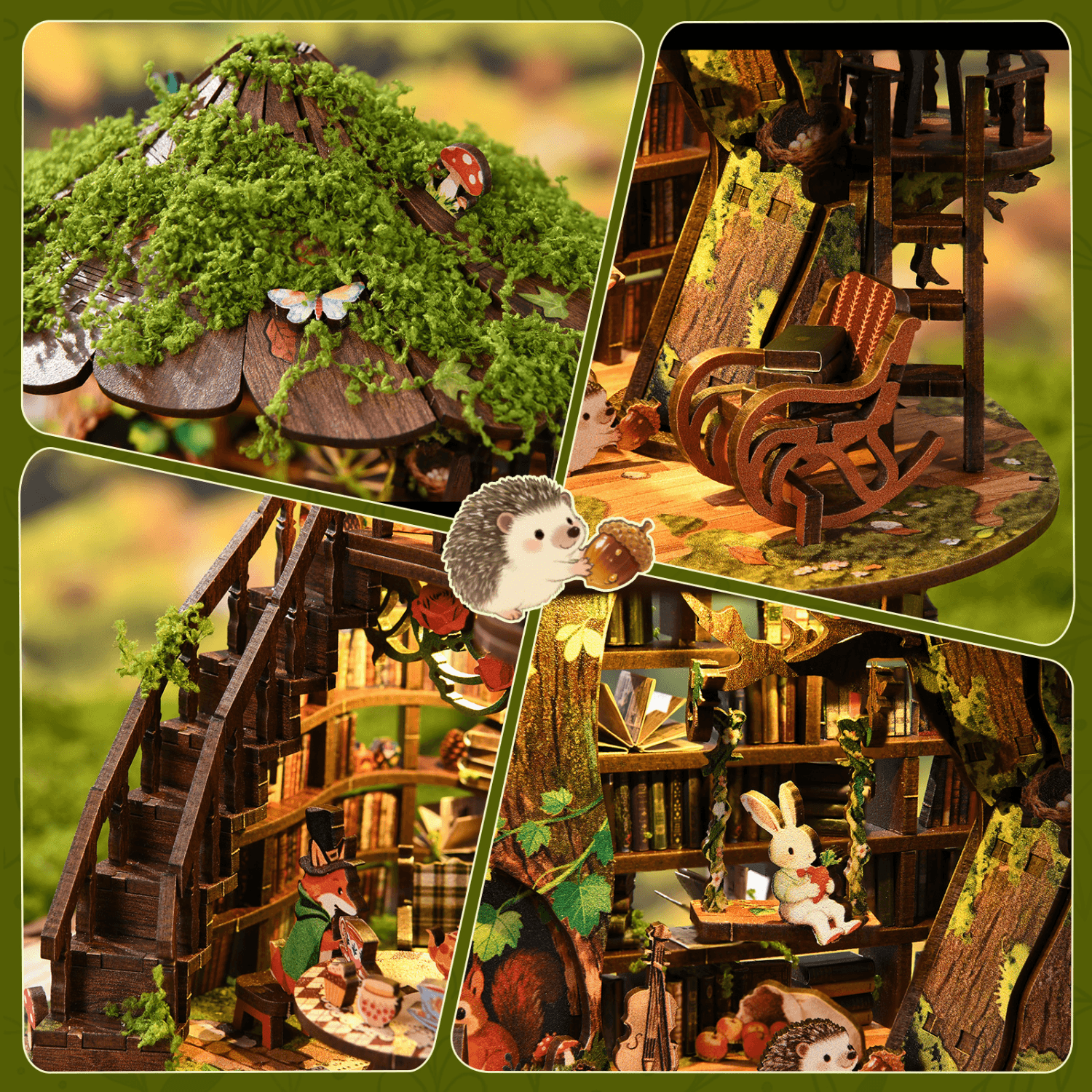 Magical Forest Treehouse miniatuurhuisje