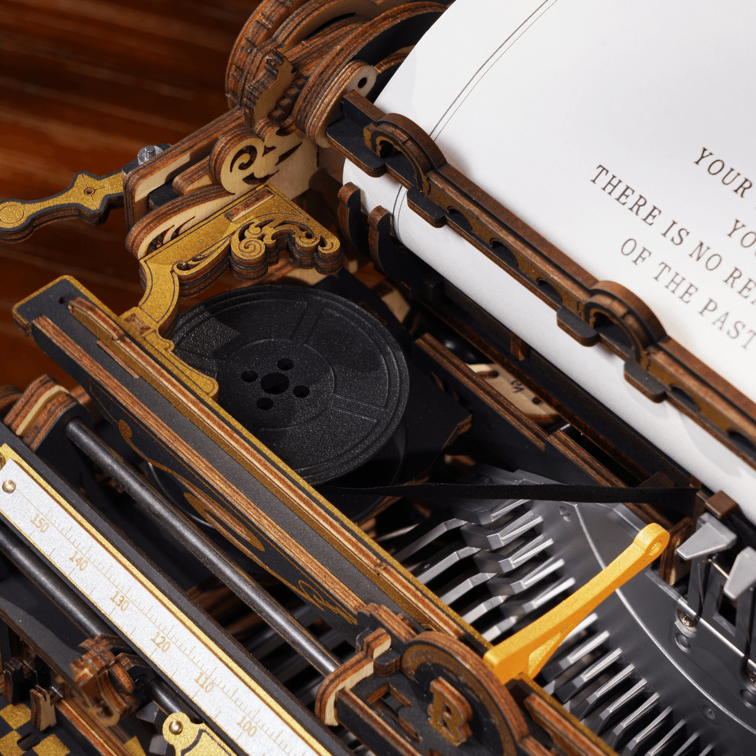 Mechanical Typewriter | Robotime Mechanical Typewriter Kit