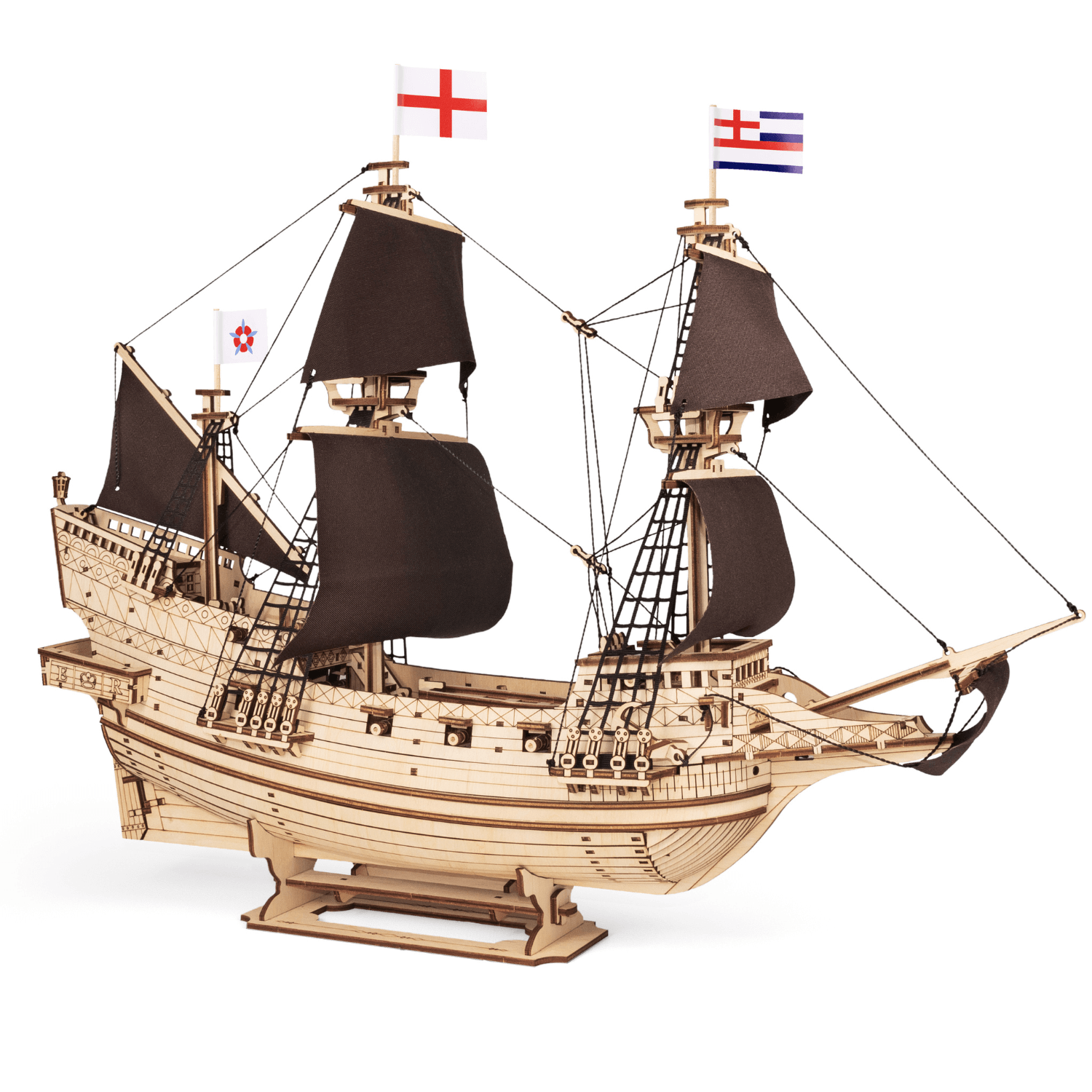 Lord of the Seas I Zeilschip Mechanische houten puzzel Eco-Wood-Art