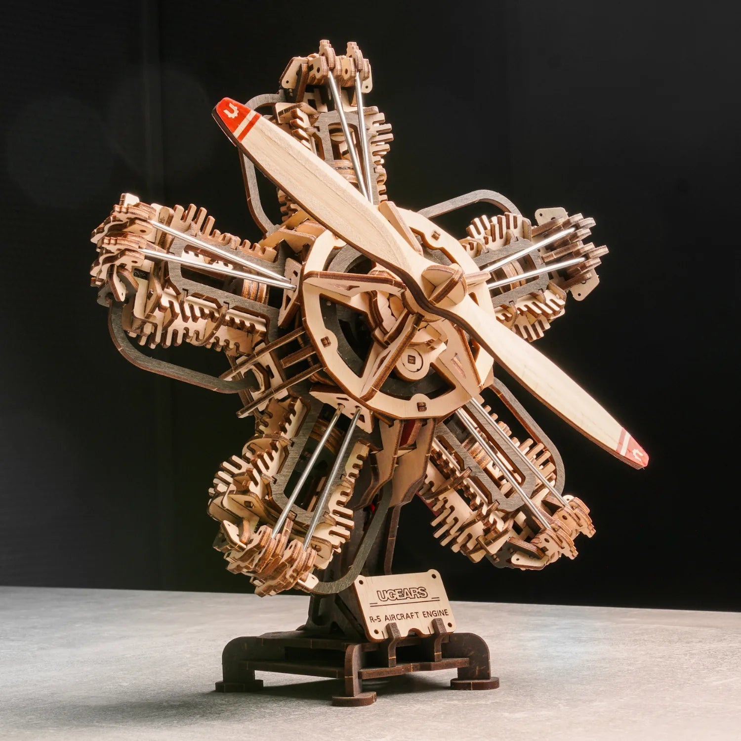 R-5-Flugzeugmotor Mechanischer Bausatz Ugears