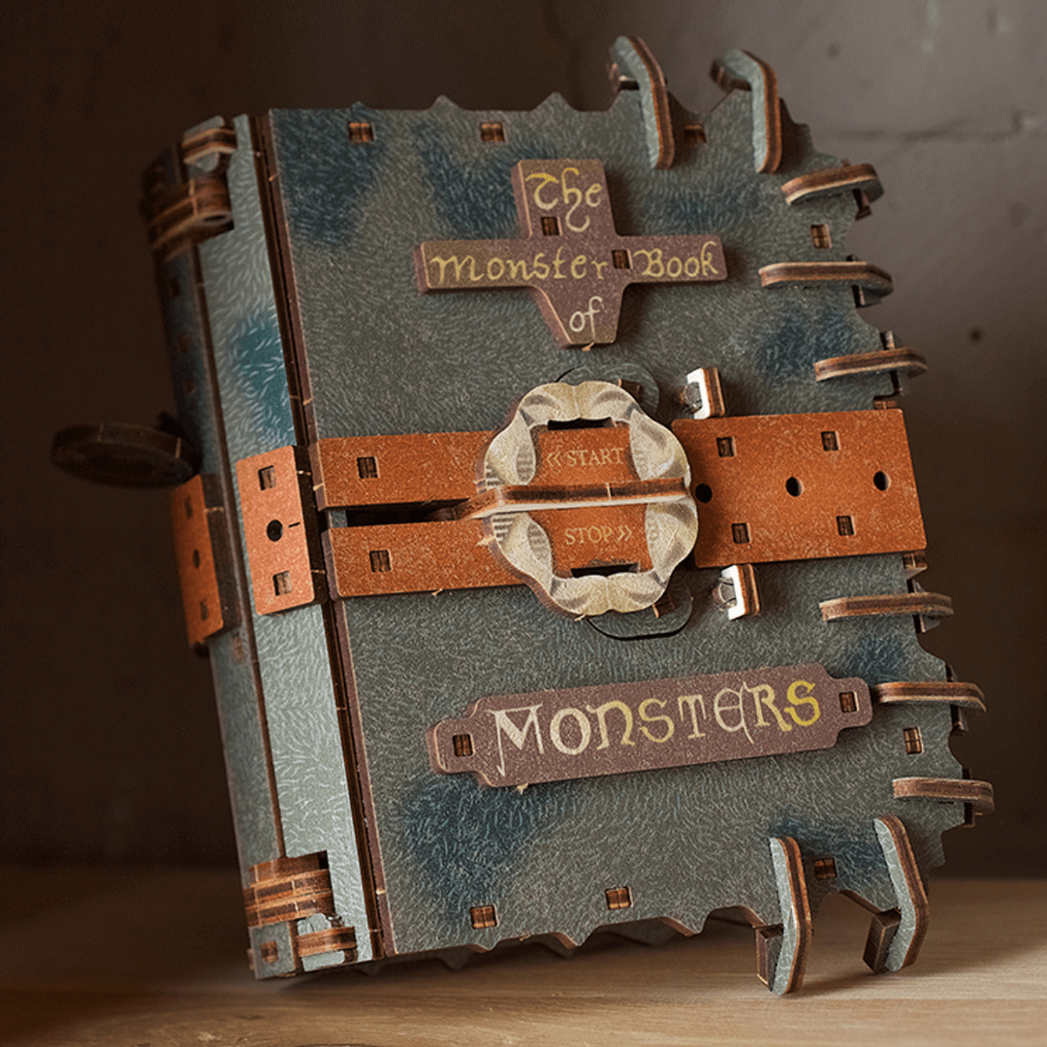 The Monster Book of Monsters | Harry Potter Mechanische houten puzzel Ugears