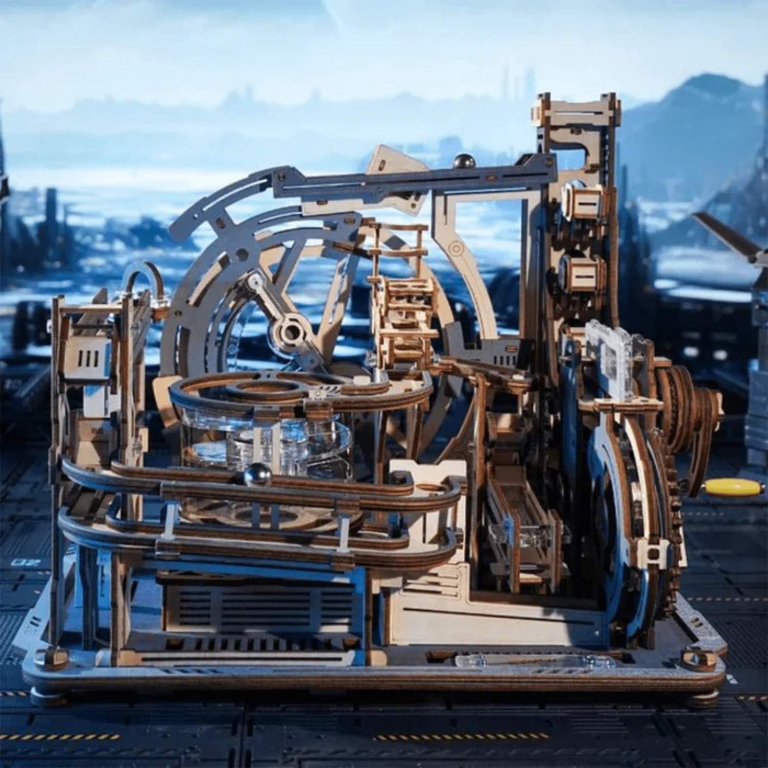 Marble Masters – Die nächste Stufe der Murmelmagie 3D Puzzle Robotime Marble Spaceport