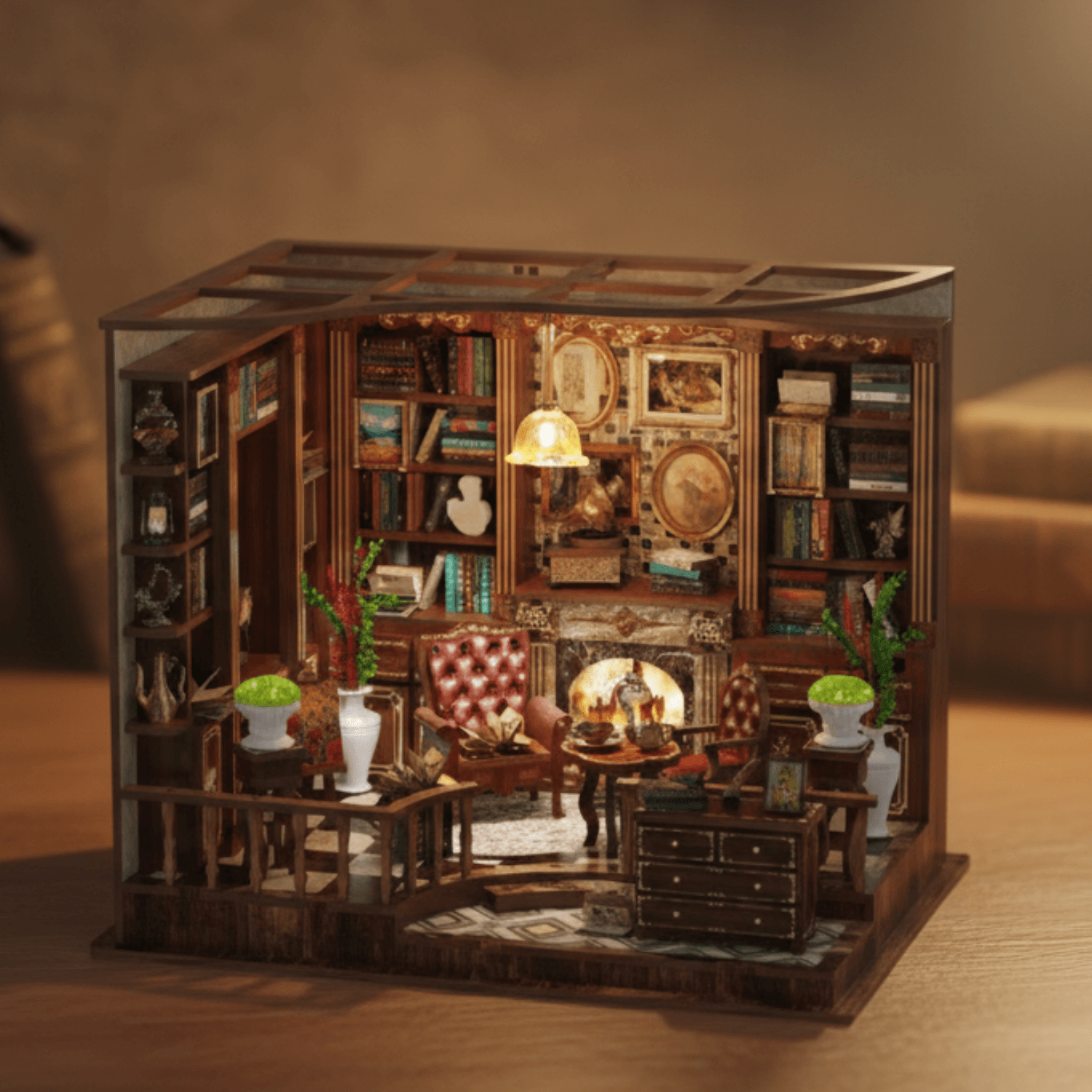 La vieille salle d'étude Maison miniature MagicHolz