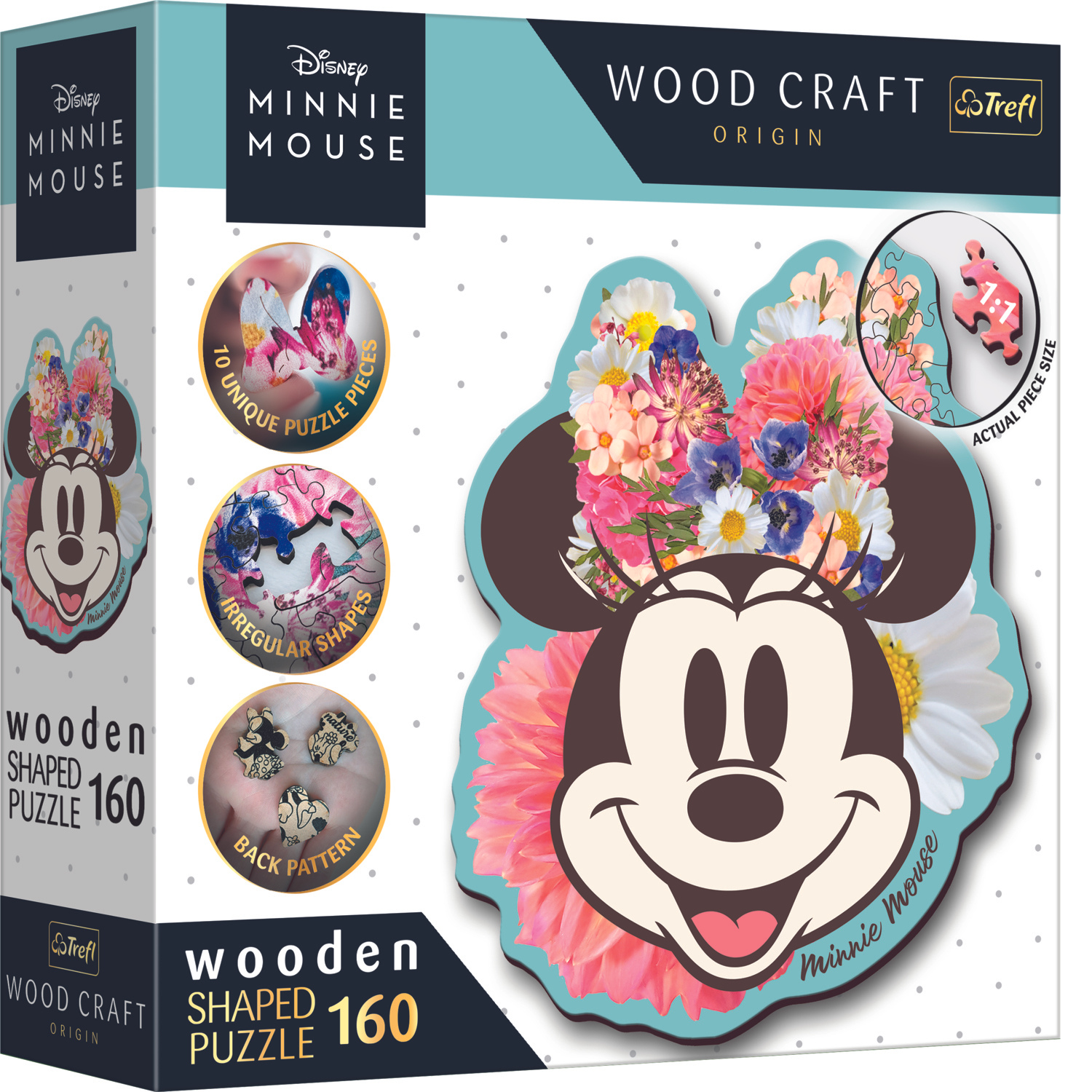 Disney - Minnie Maus | Holz Puzzle 160 Holzpuzzle TREFL