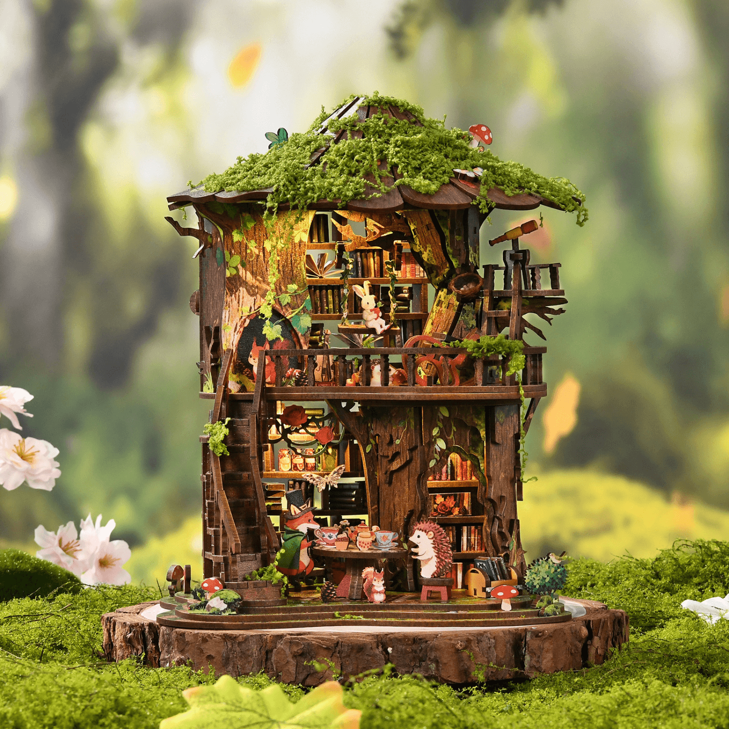 Magical Forest Treehouse miniatuurhuisje