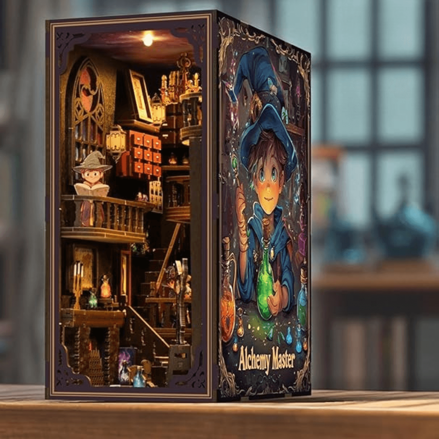 Alchemy Master | Diorama | Book Nook Diorama MagicHolz
