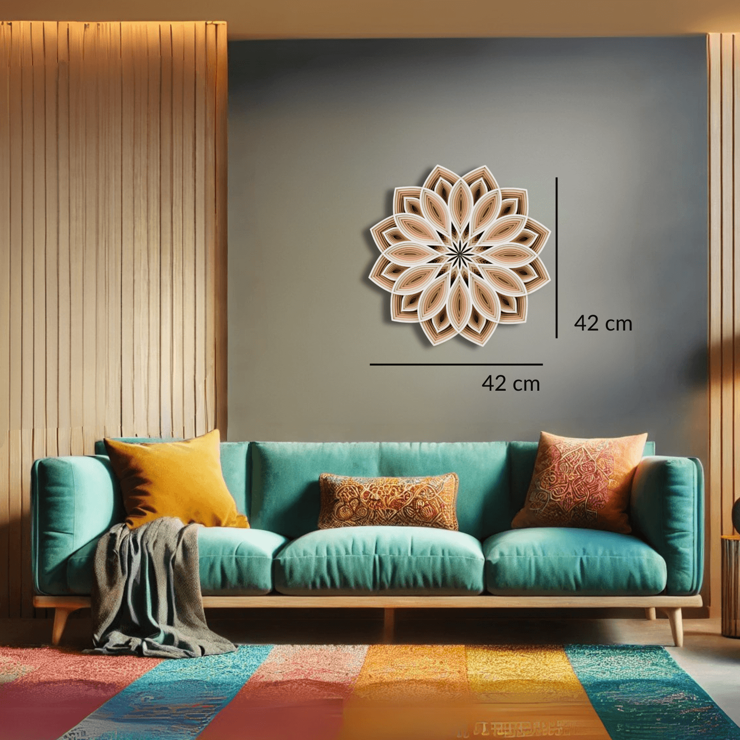 Magic Wall Art l Lotus d'Eternity peinture murale MagicHolz