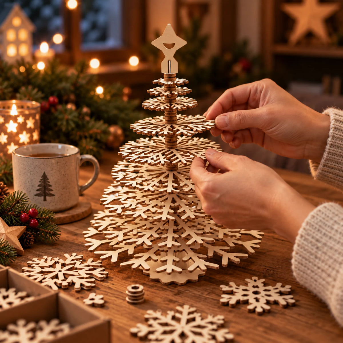 Weihnachtsbaum 3D Puzzle MagicHolz