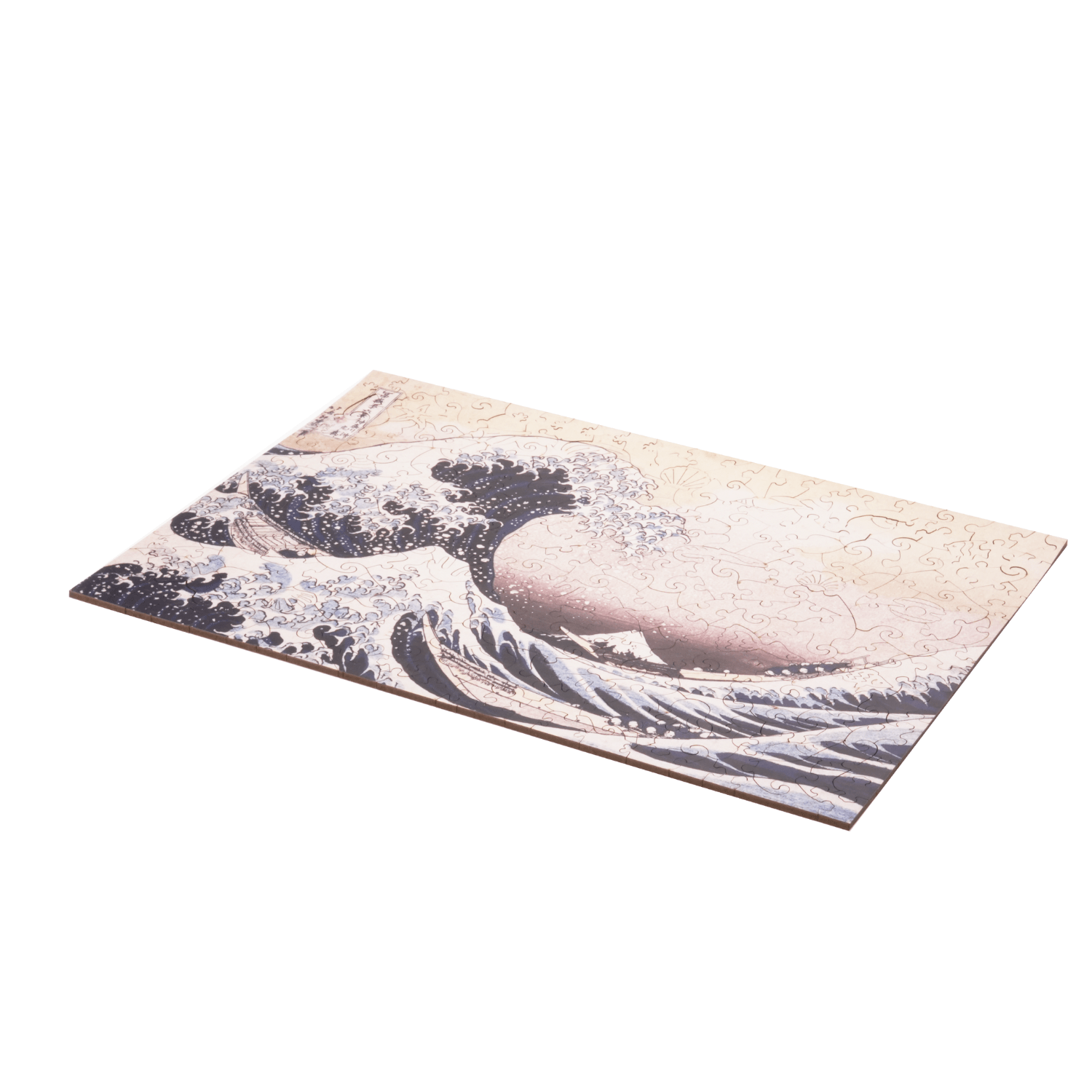 Die Große Welle in Kanagawa | Hokusai Katsushika Holzpuzzle (2D) MagicHolz