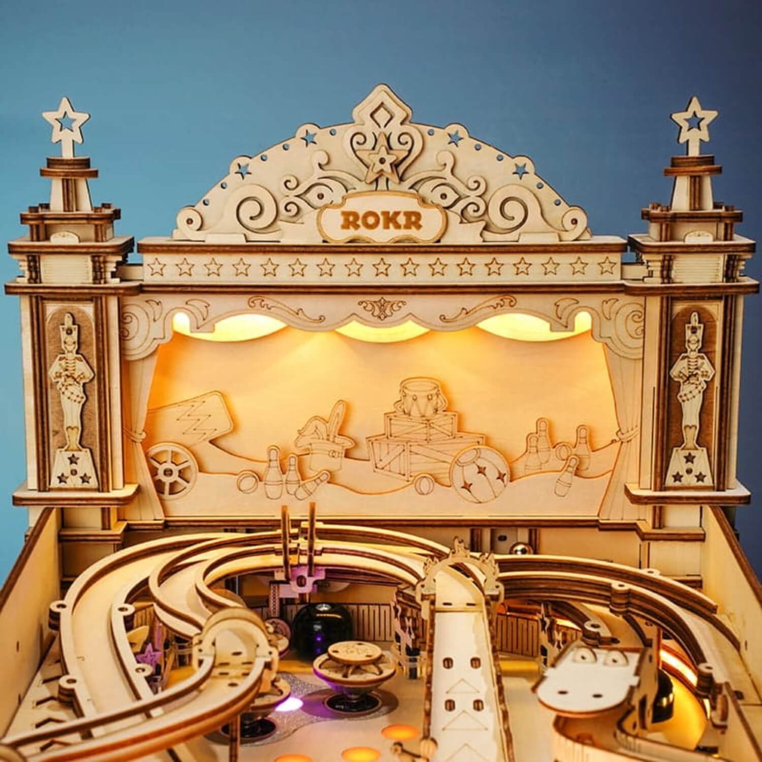 Pinball-Maschine – Mechanischer 3D-Flipper aus Holz 3D Puzzle Robotime