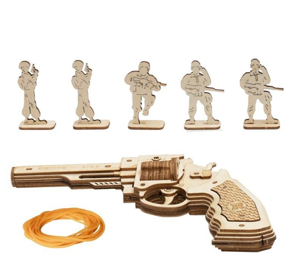 Arme en bois M60 Puzzle mécanique en bois Robotime