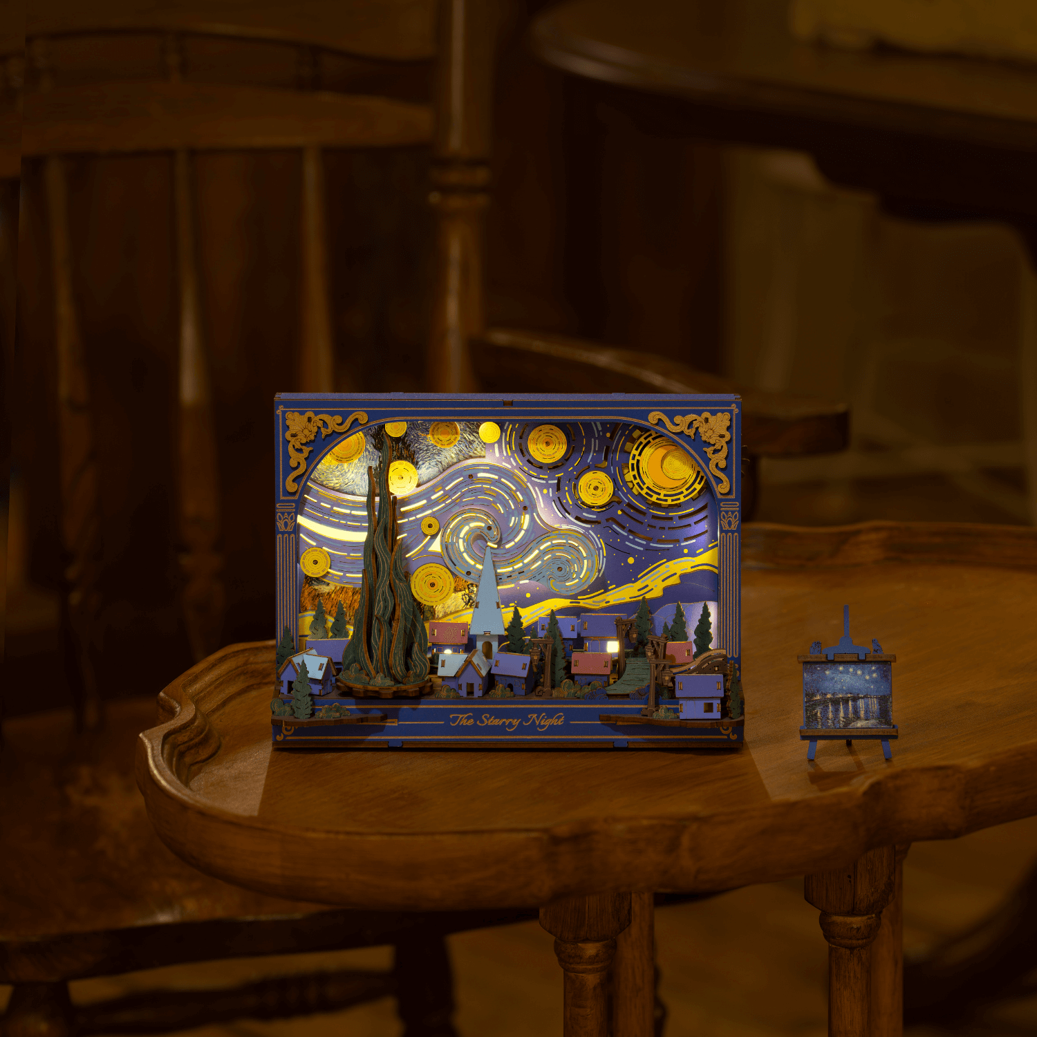 De sterrennacht - Van Gogh | Diorama Diorama Robotime