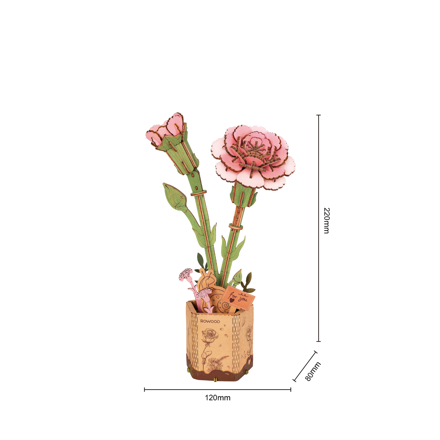 Ewiger Frühling | Blumen die immer blühen 3D Puzzle Robotime