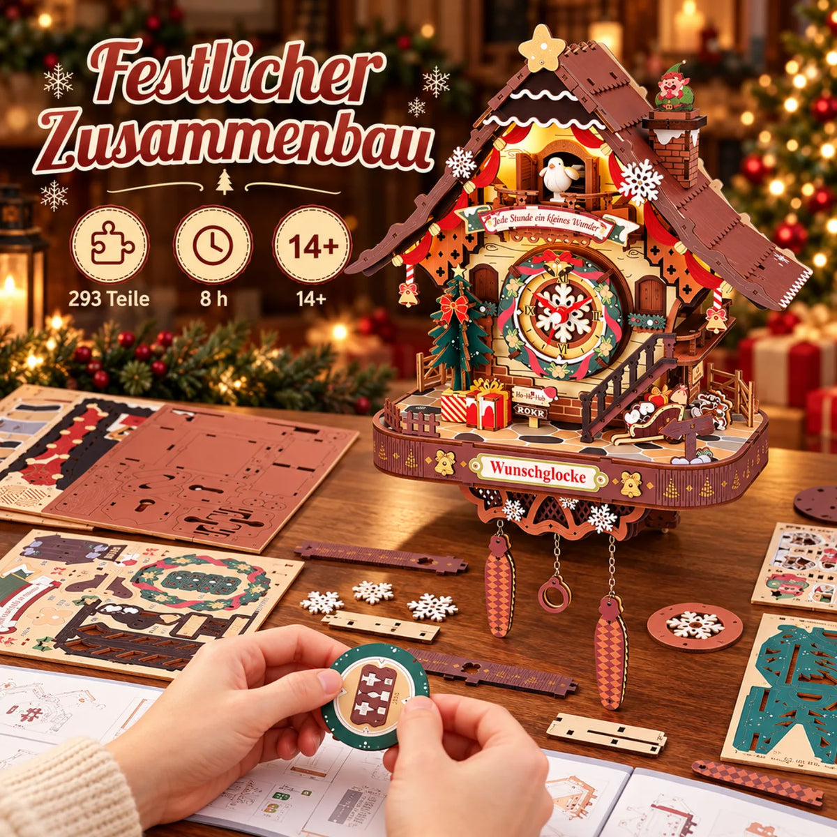 Weihnachts-Kuckucksuhr