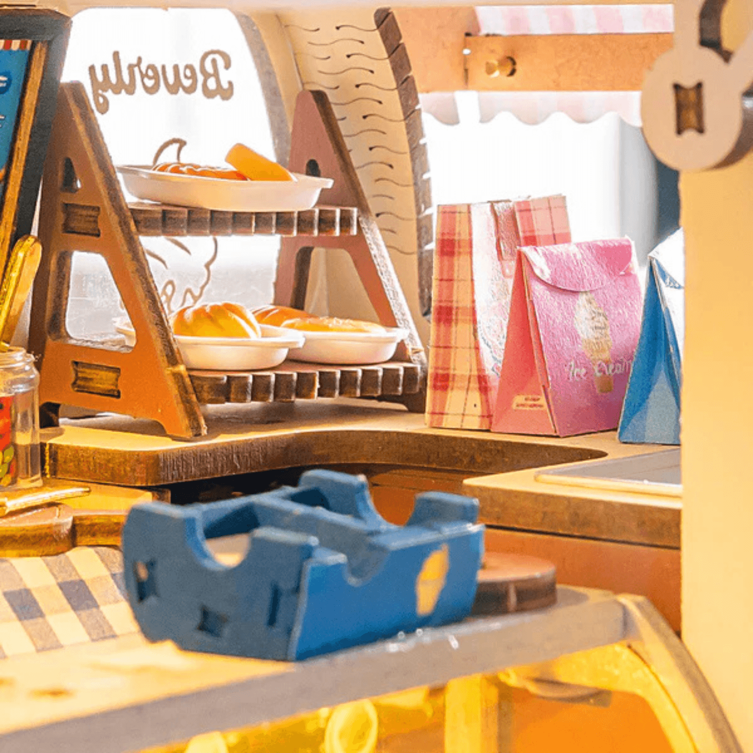 Beverly's Ice Cream Truck Model Kits by Robotime