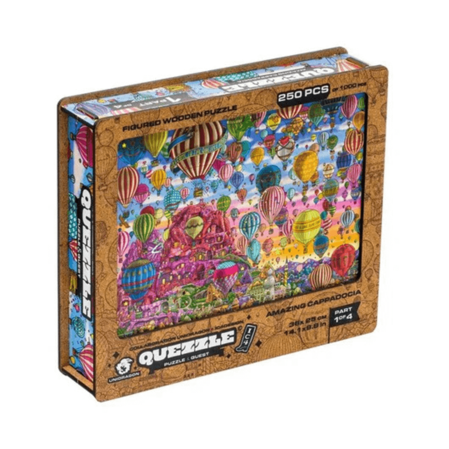 Quezzle | Incroyable puzzle en bois de Cappadoce Unidragon partie 1
