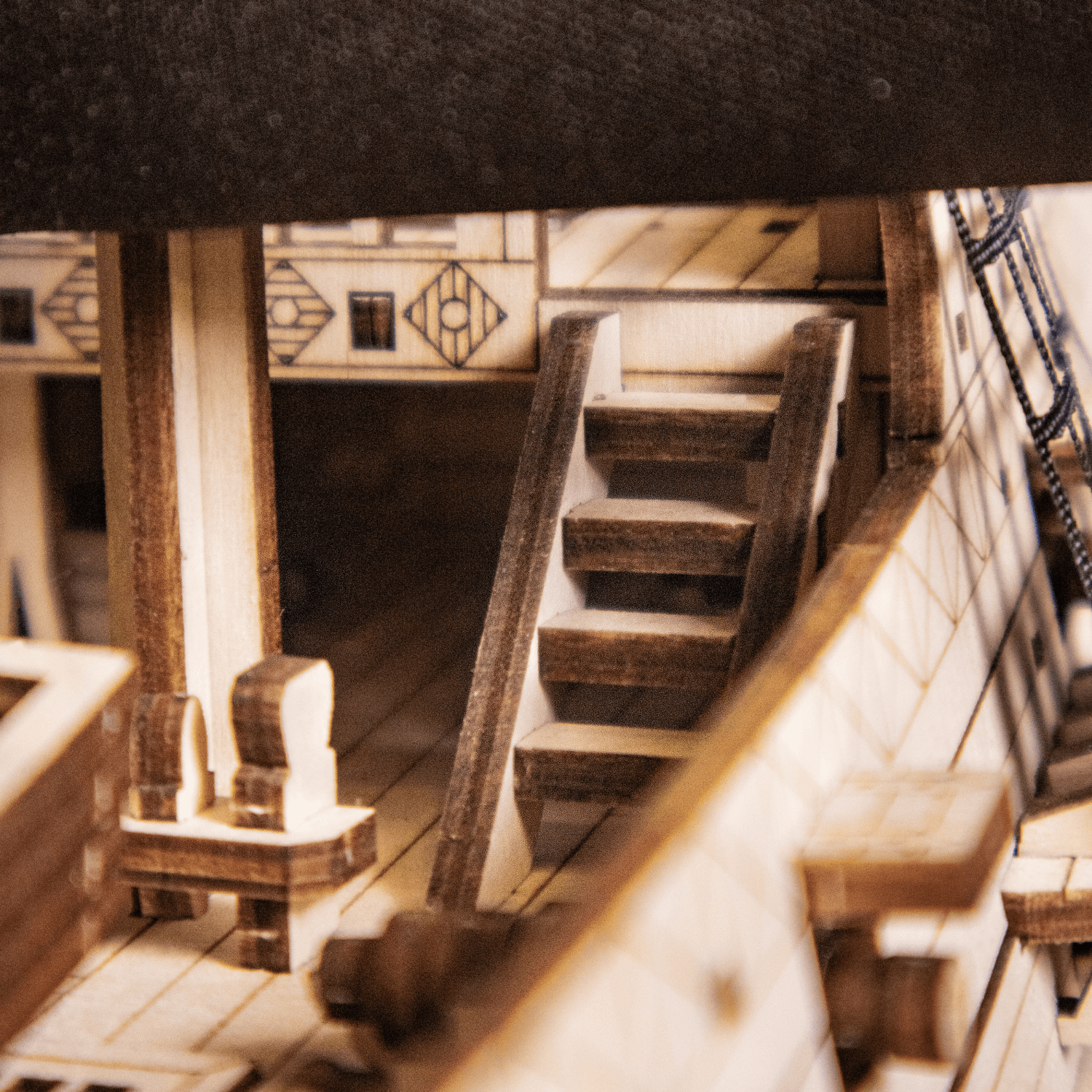 Lord of the Seas I Zeilschip Mechanische houten puzzel Eco-Wood-Art