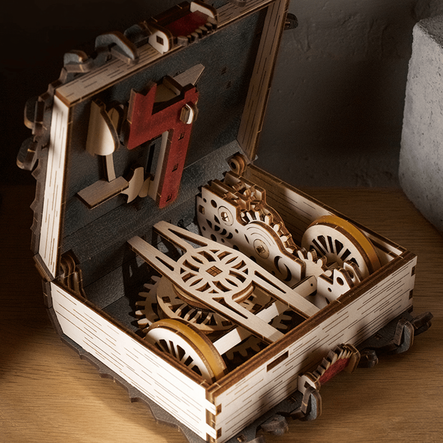 The Monster Book of Monsters | Harry Potter Mechanische houten puzzel Ugears