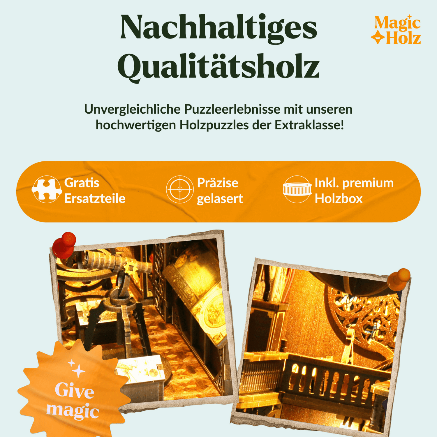 Sternenzauber — Astronomie Book-Nook für Mama Book Nook MagicHolz