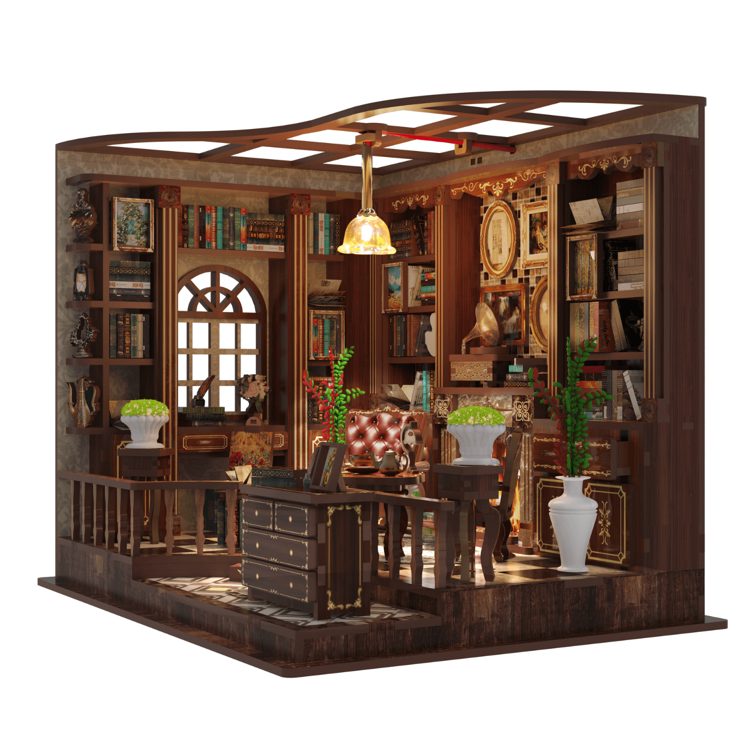 La vieille salle d'étude Maison miniature MagicHolz