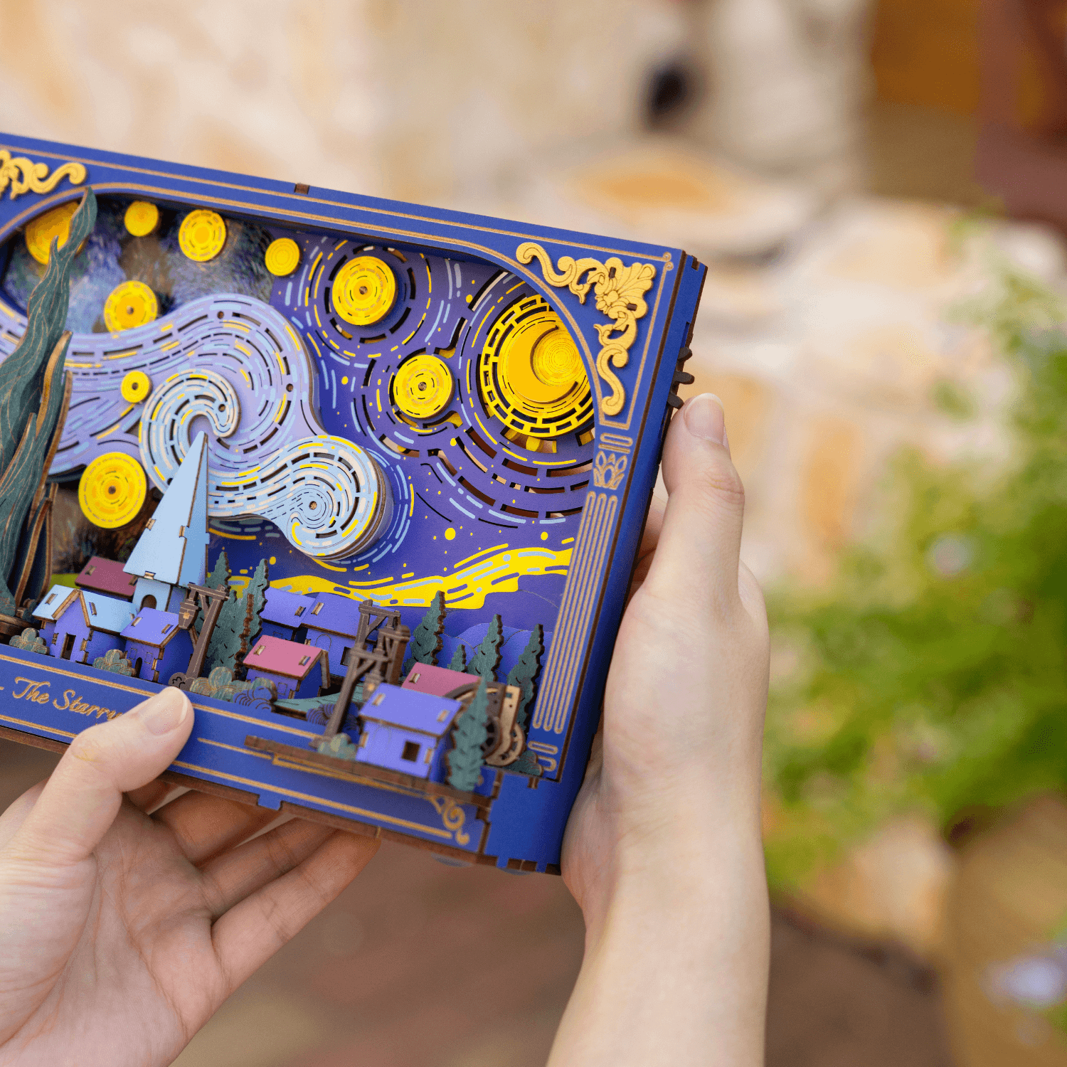 De sterrennacht - Van Gogh | Diorama Diorama Robotime