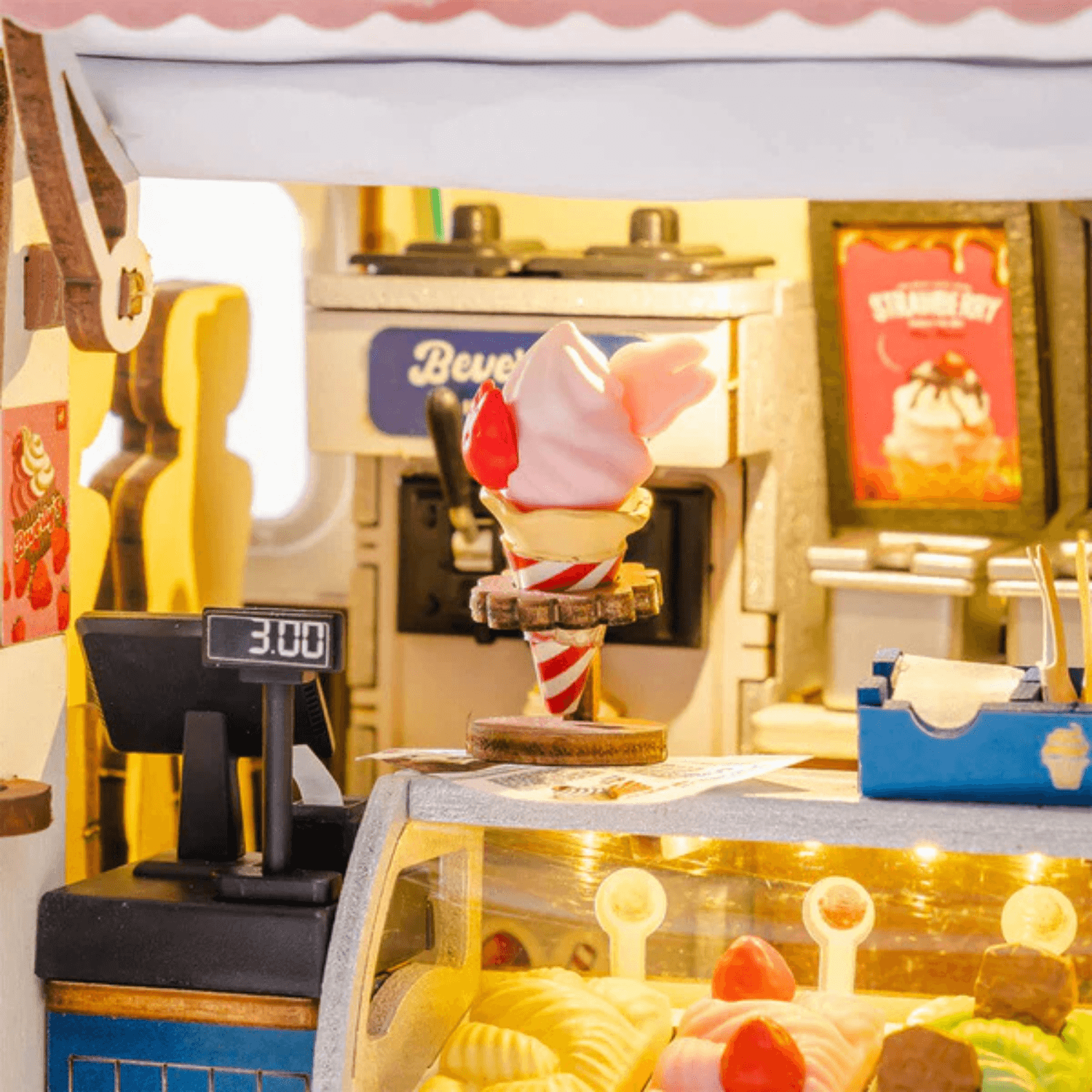 Beverly's Ice Cream Truck Model Kits by Robotime