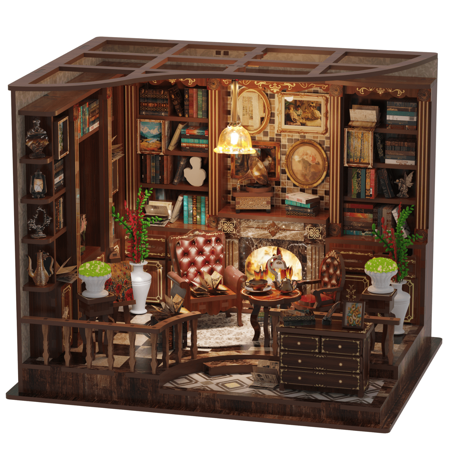 La vieille salle d'étude Maison miniature MagicHolz