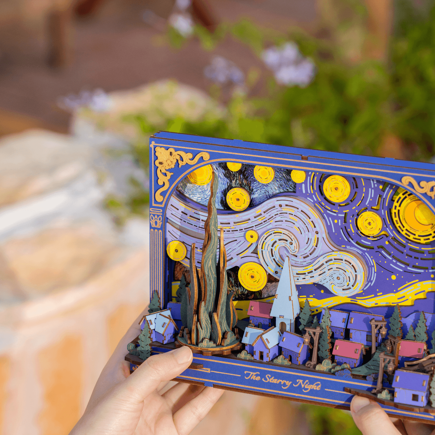 De sterrennacht - Van Gogh | Diorama Diorama Robotime