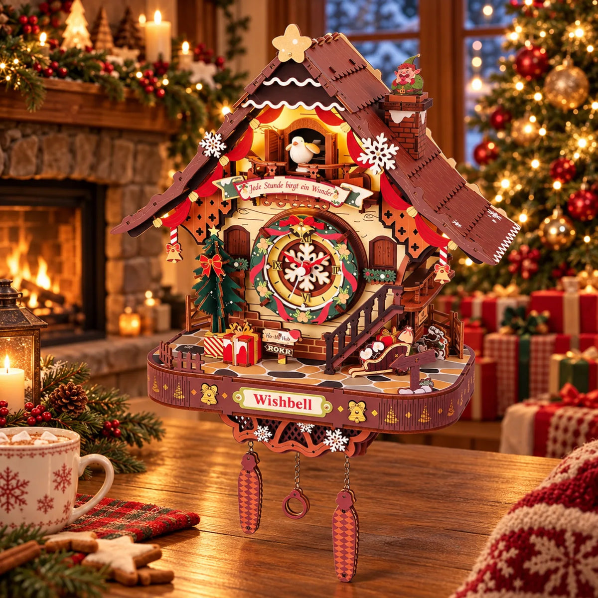 Weihnachts-Kuckucksuhr