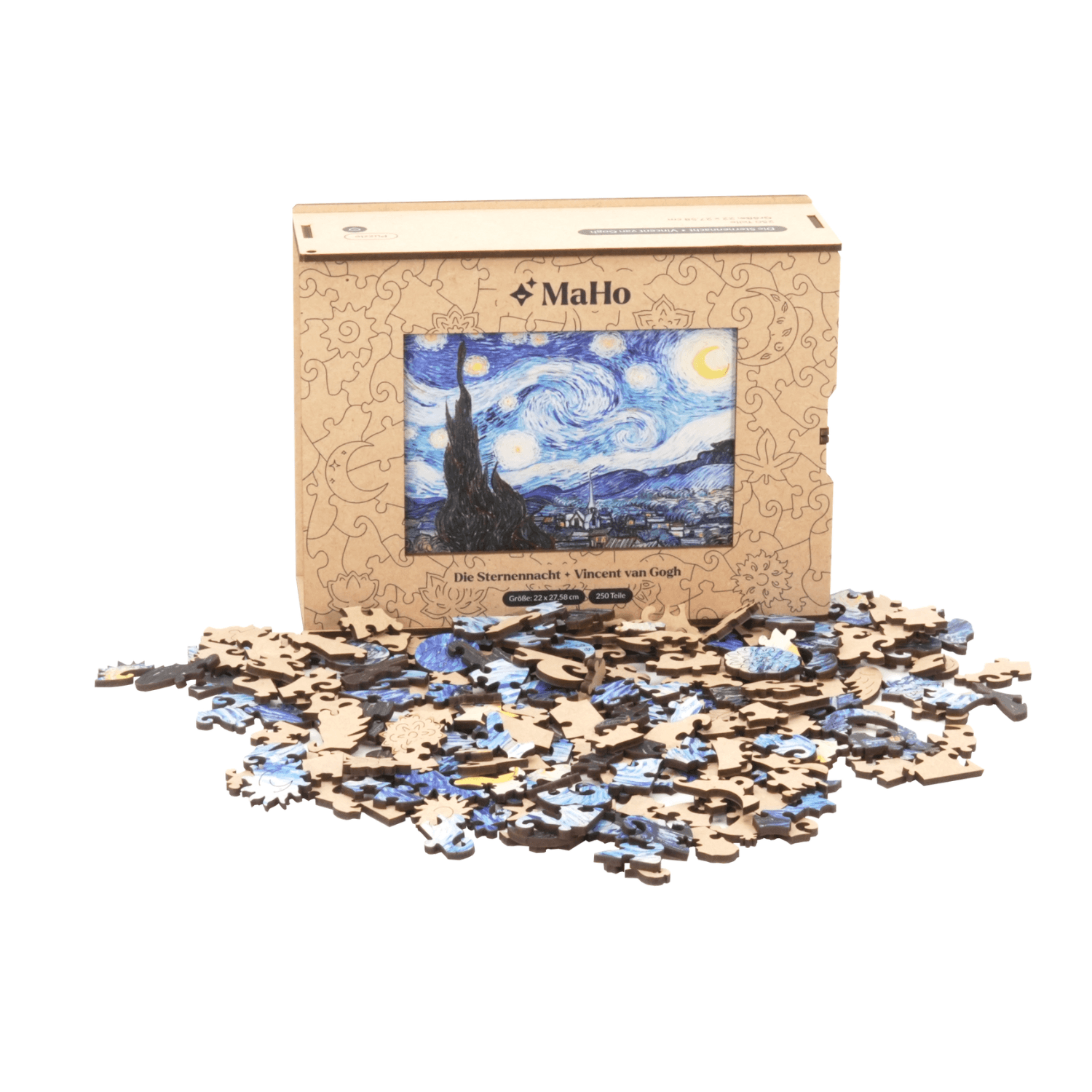 The Starry Night | Vincent van Gogh Wooden Puzzle (2D) MagicHolz