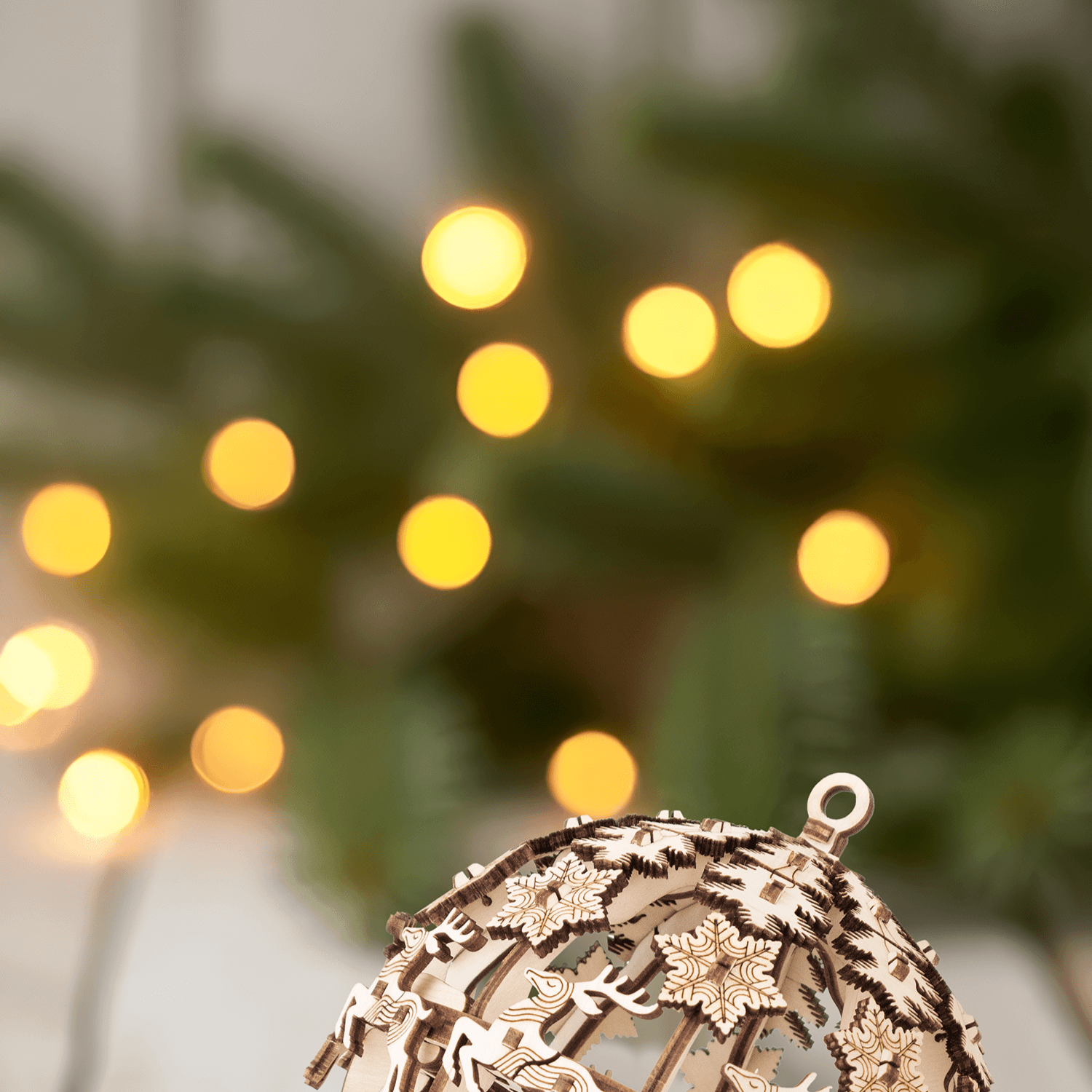 Weihnachtskugel | MaHo Mechanisches Holzpuzzle WoodTrick