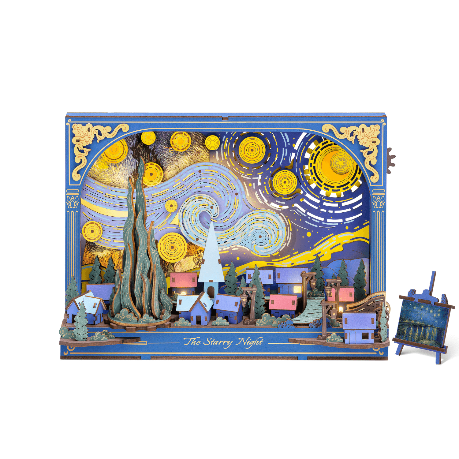 De sterrennacht - Van Gogh | Diorama Diorama Robotime