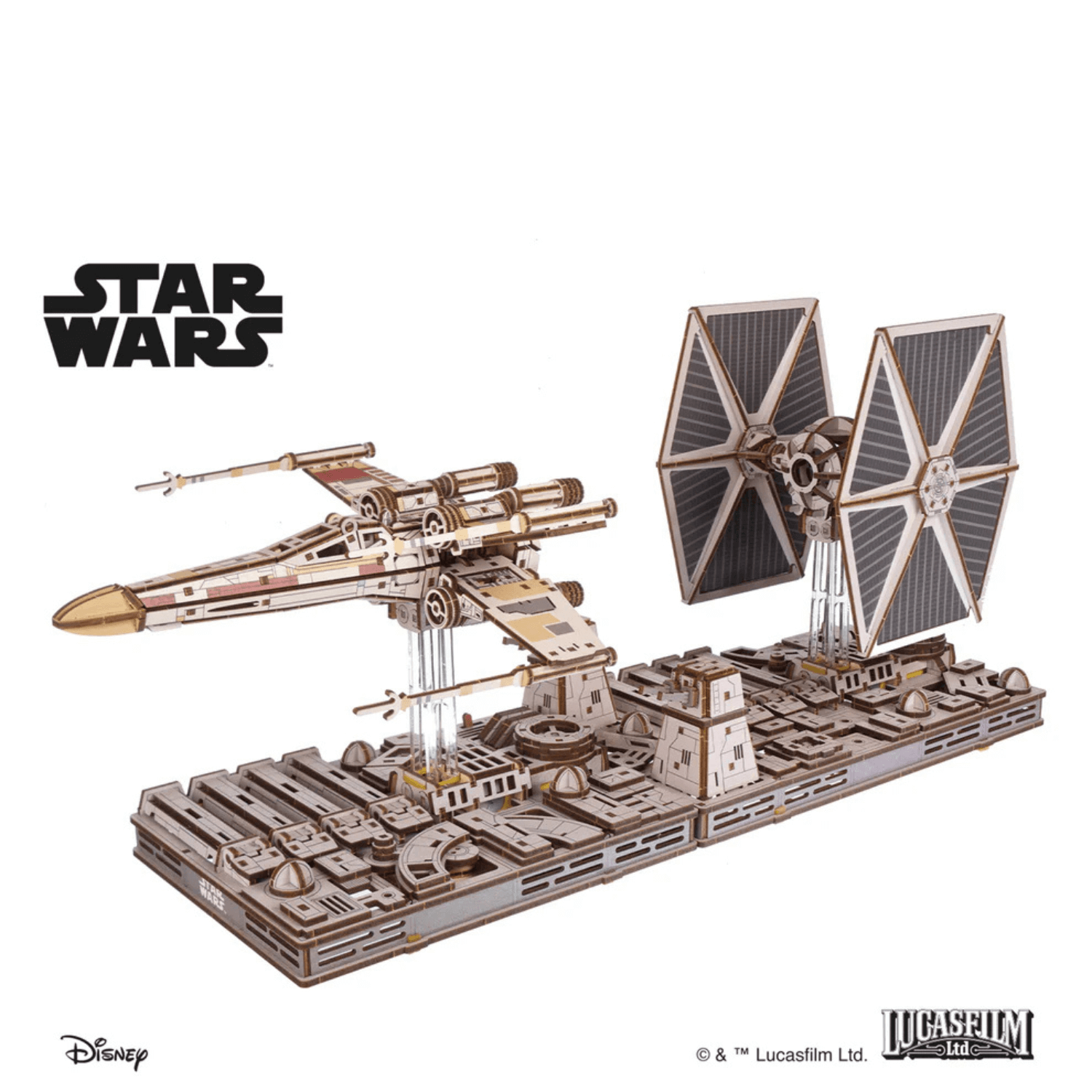 TIE Fighter™ Mechanisches Holzpuzzle Ugears