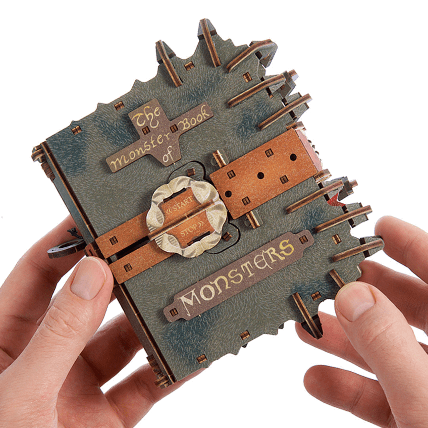 The Monster Book of Monsters | Harry Potter Mechanische houten puzzel Ugears