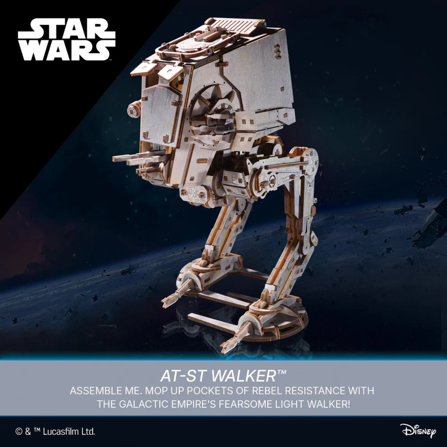AT-ST Walker™ Mechanisches Holzpuzzle Ugears