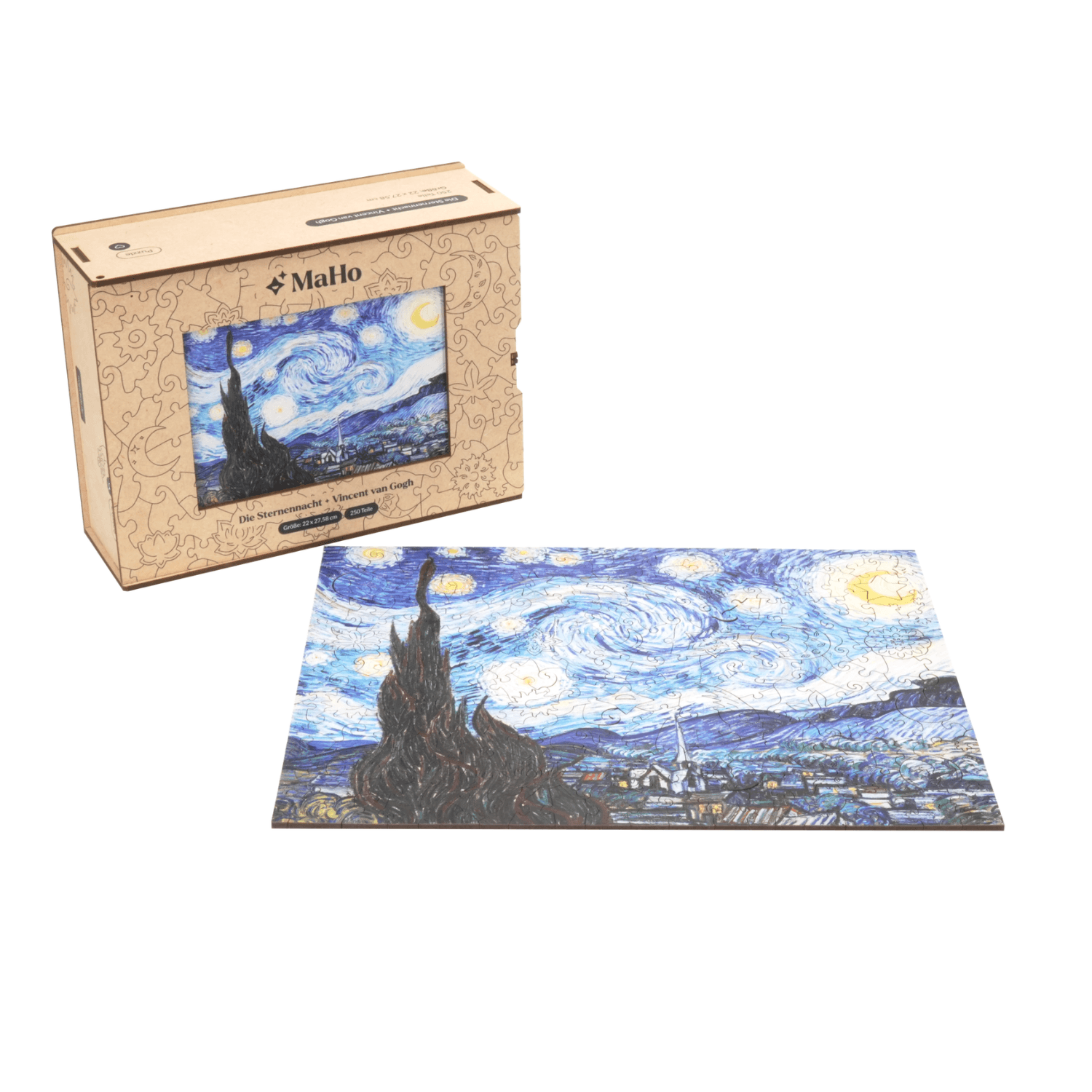 The Starry Night | Vincent van Gogh Wooden Puzzle (2D) MagicHolz