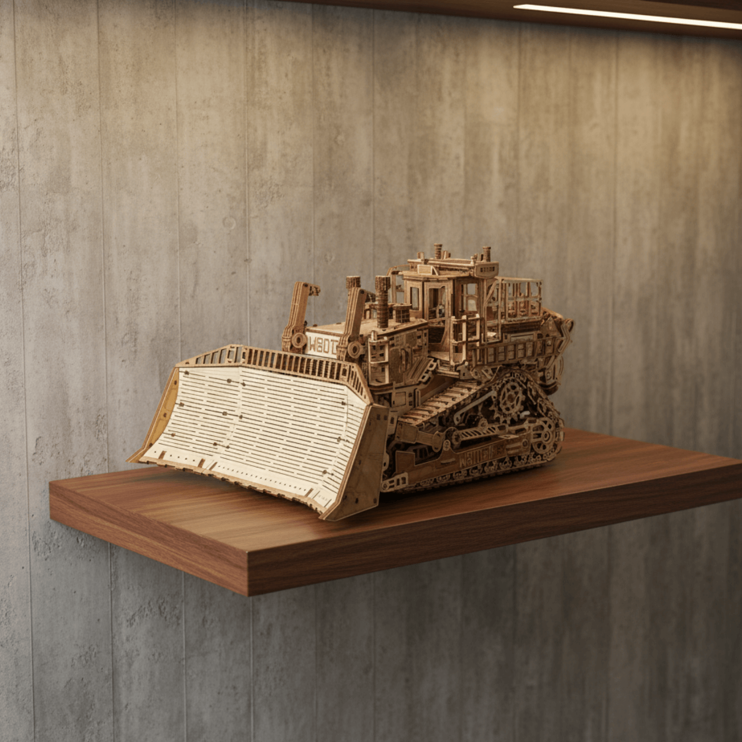 Terrain Titan | Bulldozer Mechanische houten puzzel WoodTrick