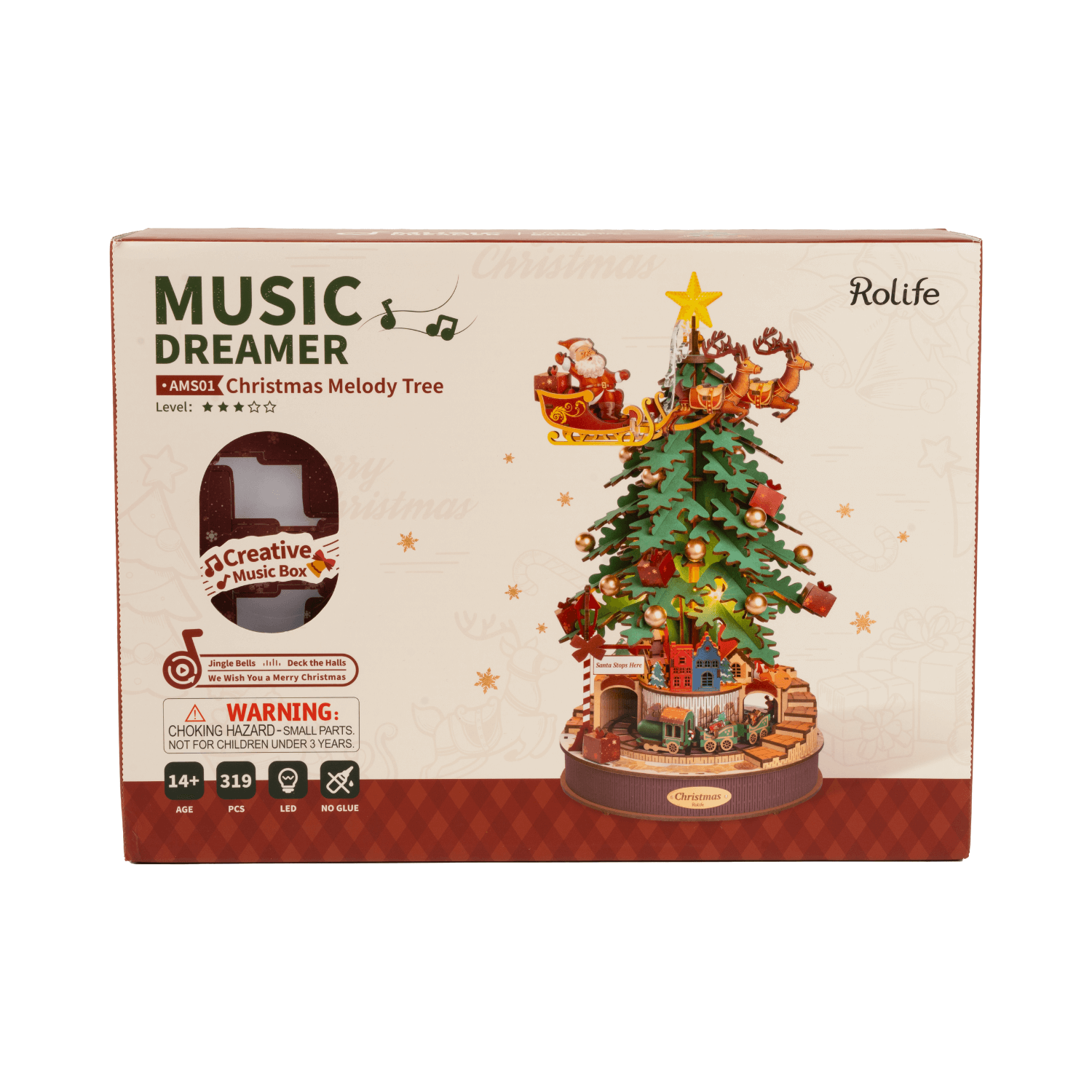 Christmas tree 🎄| with melody 3D puzzle Robotime