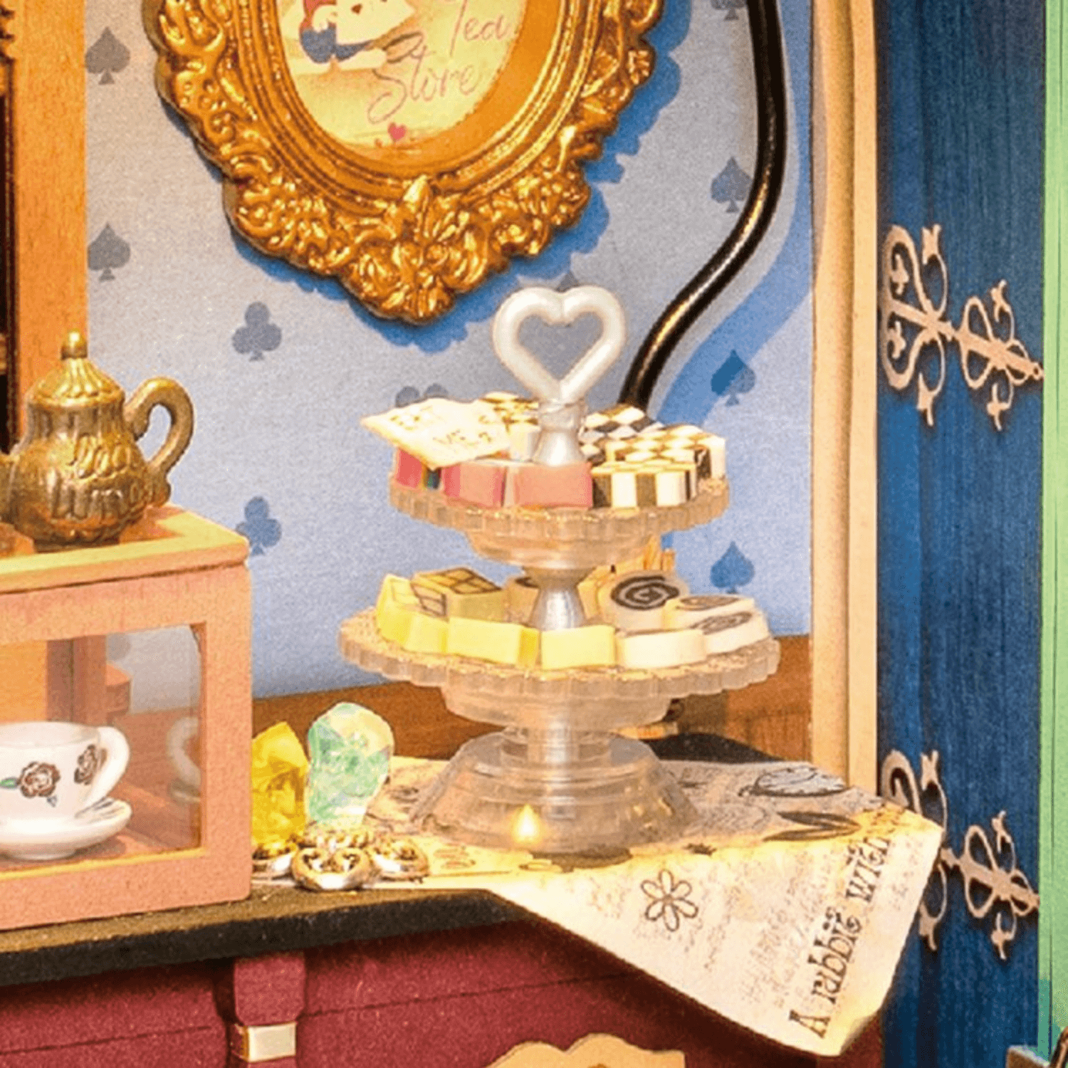 Alice's Tea Store Miniature House Robotime