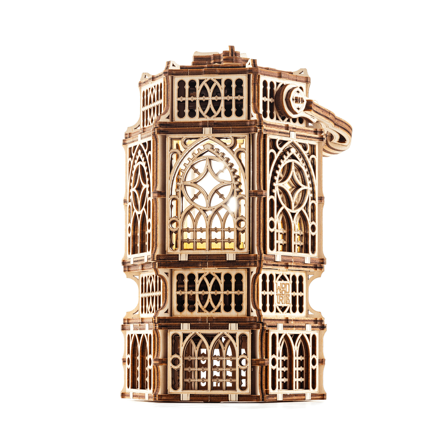 Antique lantern mechanical wooden puzzle WoodTrick